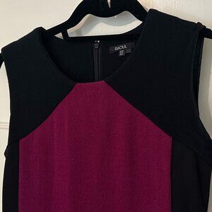 Raoul two-tone fitted shift dress - size 0